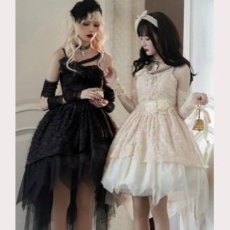 Dried Rose Gothic Lolita Style Dress JSK set by Urtto (UR16)